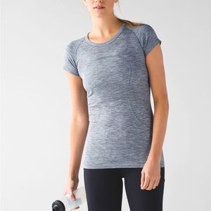 Lululemon Heather Slate Short Sleeve Swiftly Tech